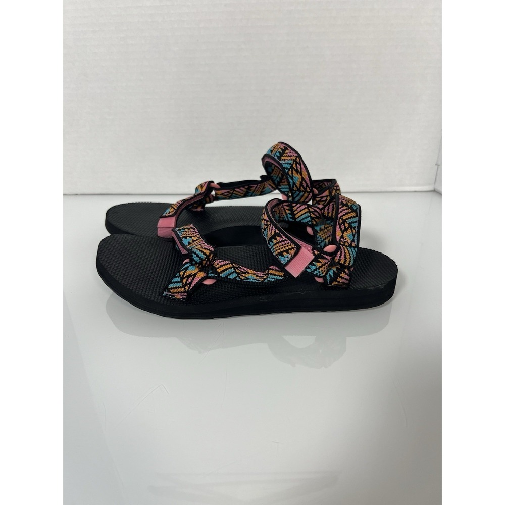TEVA ORIGINAL UNIVERSAL BOOMERANG PINK STRAPPY US 9 WOMEN'S OUTDOOR SANDALS